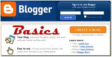 Blogger Basics