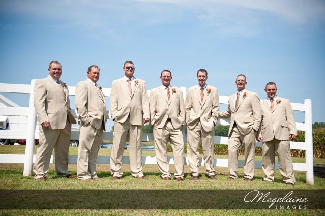 Groomsmen and Fence