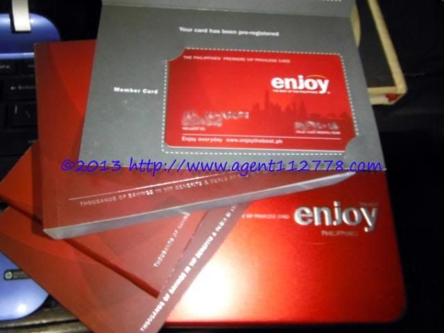 Enjoy PH Privilege Card and Book of Vouchers
