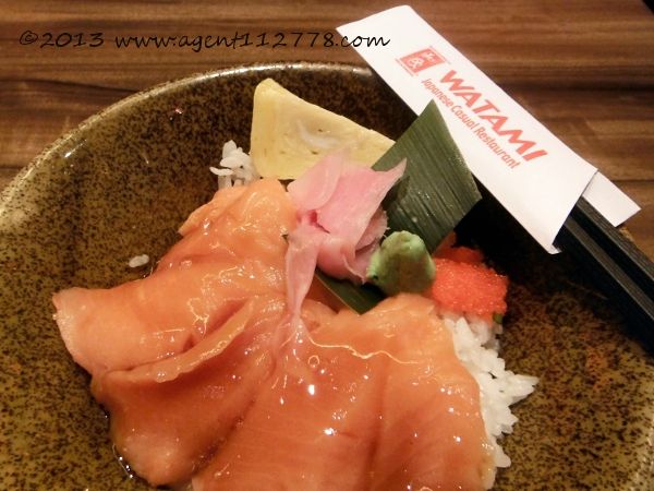 Watami - Salmon Sashimi Rice Set