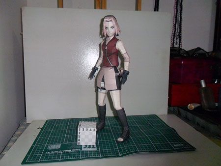 Naruto Sakura Haruno Papercraft