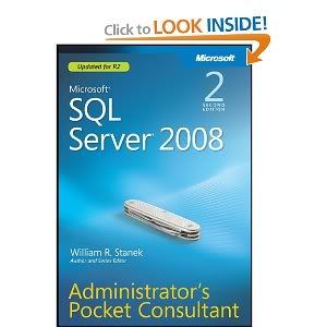 Microsoft SQL Server 2008 Admin?s Pocket Consultant
