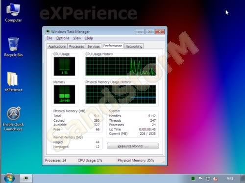 Windows Tiny7 Rev01 Unattended Activated Experience