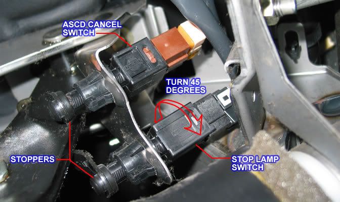 Nissan brake light switch rubber stopper #10