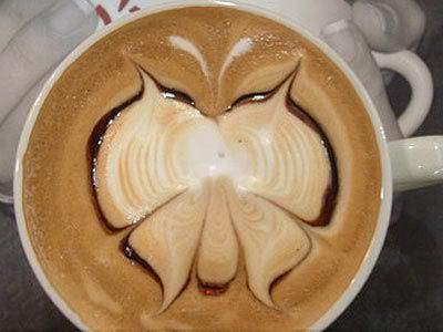 coffee art butterfly Pictures, Images and Photos