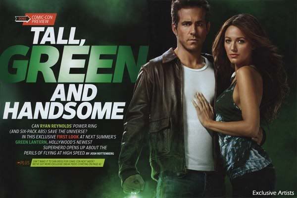 Blake Lively and Ryan Reynolds in Green Lantern