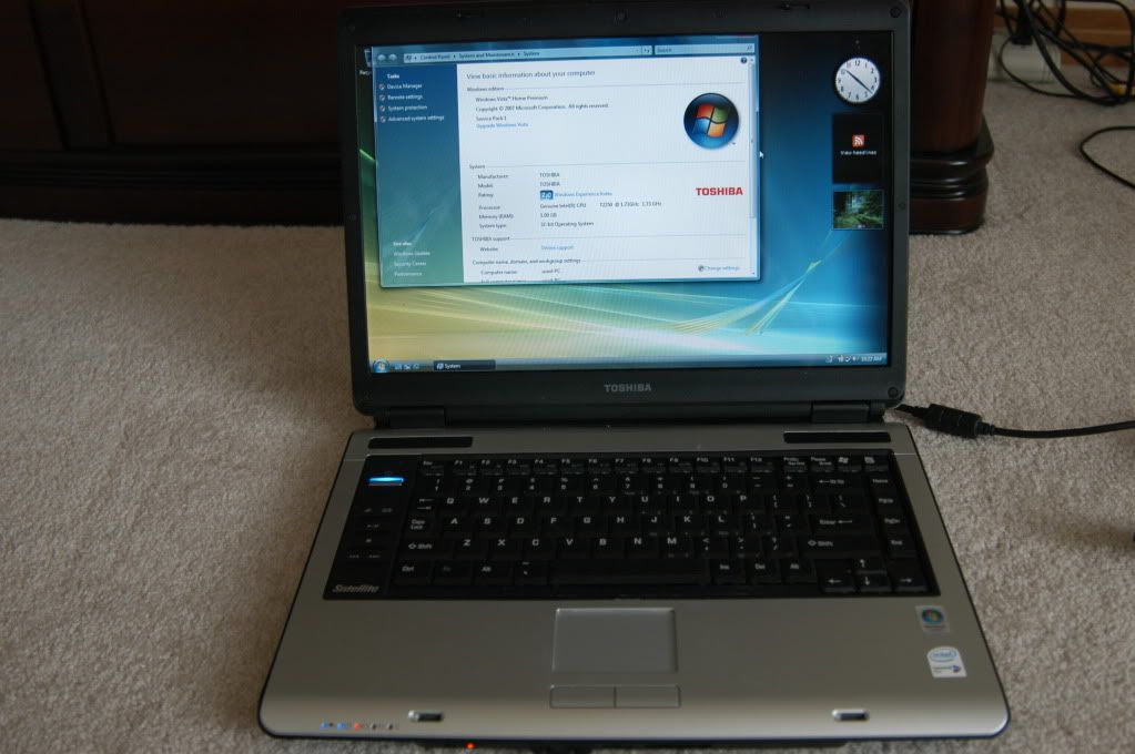 Toshiba Satellite A135-s4427core Duo 1.73 Ghz - 15.4