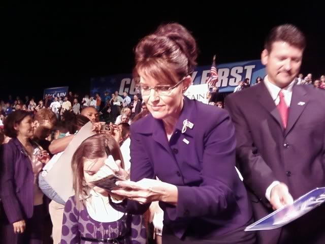 Sarah Palin with daughter and husband