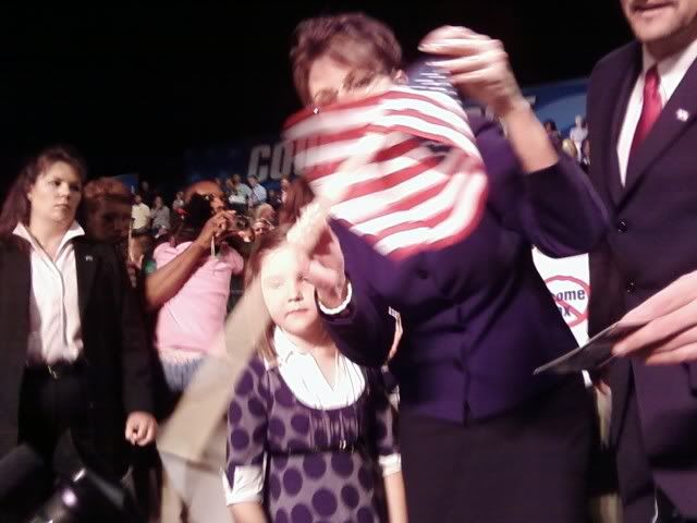 another sarah Palin Flag signing