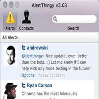 AlertThingy twitter client
