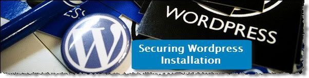 Securing Wordpress Installation