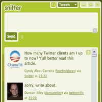 Snitter twitter client