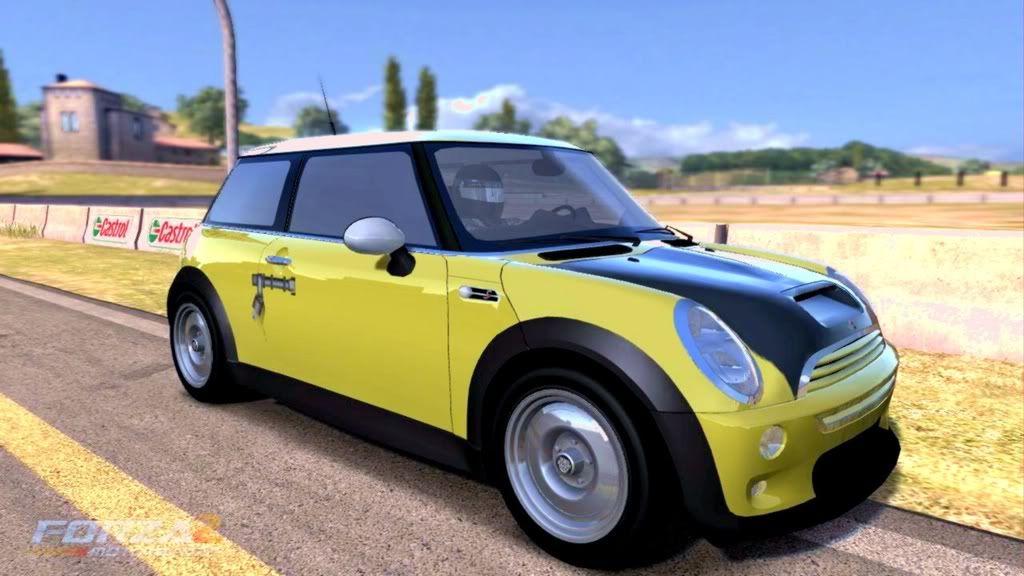for Salamander is a two seat car the size of Mr Beans minicooper