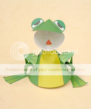 Frog papertoy