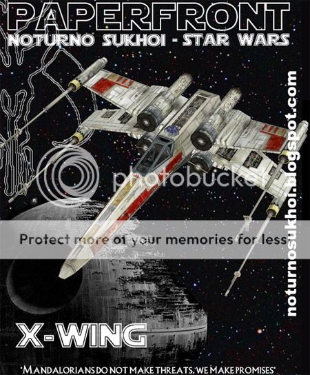 Star Wars T65 X Wing Starfighter Papercraft
