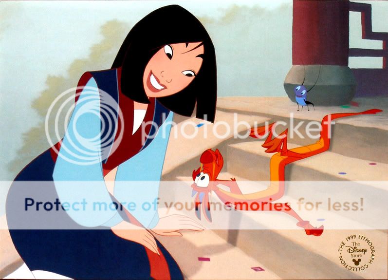  Presale Lithograph MULAN 1999 MINT RARE  