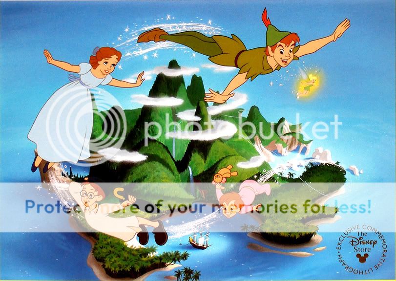  Presale Lithograph PETER PAN 1998 Mint  