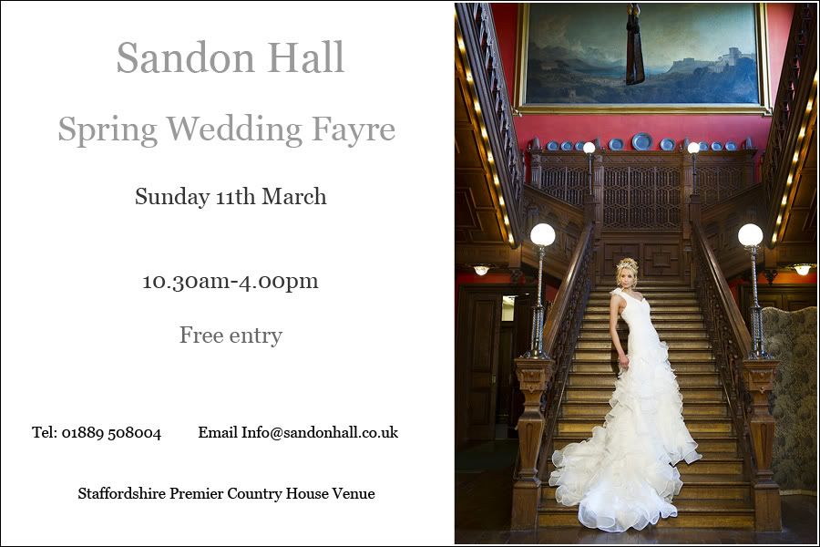 Sandon Hall Wedding Fayre
